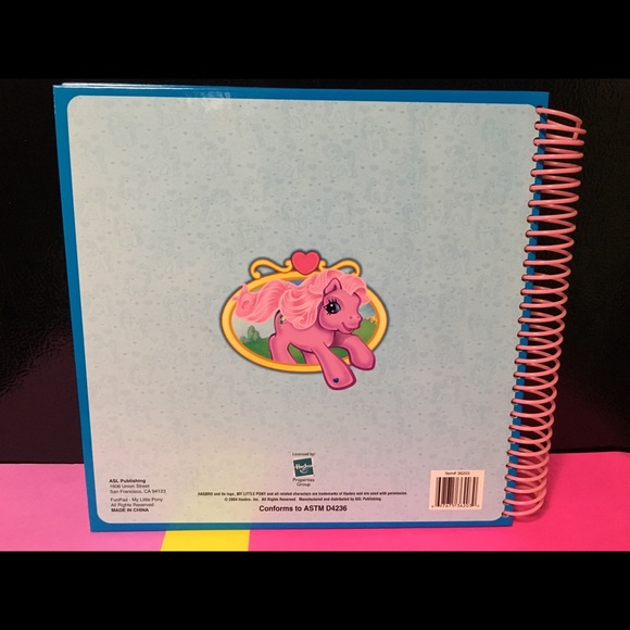 MY LITTLE PONY G3 NWT VTG 2004 Play Pad & Stamps NEW - Picture 3 of 8